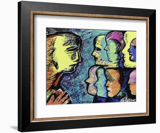 The Accused-Diana Ong-Framed Giclee Print