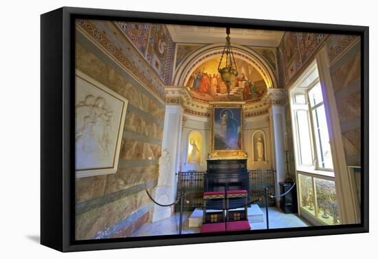 The Achilleion Chapel, Achilleion Palace, Corfu, the Ionian Islands, Greek Islands, Greece, Europe-Neil Farrin-Framed Premier Image Canvas