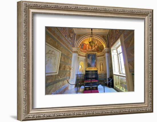 The Achilleion Chapel, Achilleion Palace, Corfu, the Ionian Islands, Greek Islands, Greece, Europe-Neil Farrin-Framed Photographic Print