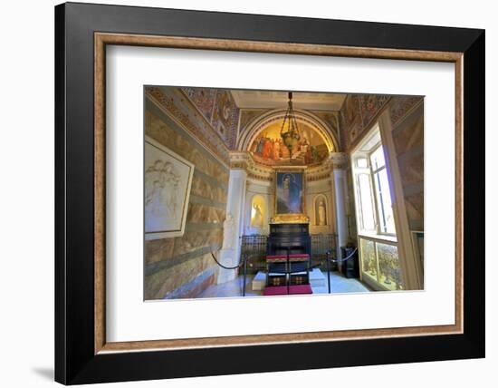 The Achilleion Chapel, Achilleion Palace, Corfu, the Ionian Islands, Greek Islands, Greece, Europe-Neil Farrin-Framed Photographic Print