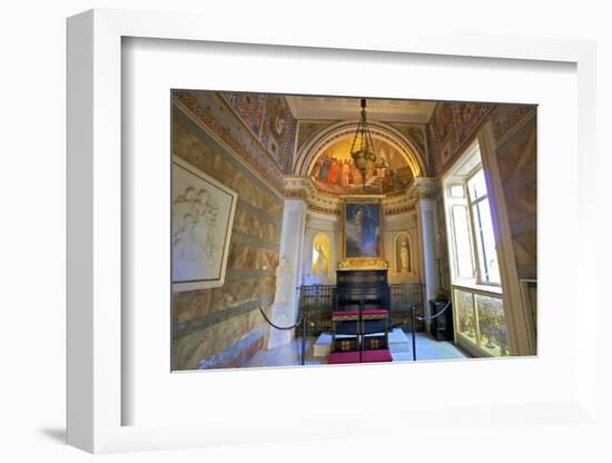 The Achilleion Chapel, Achilleion Palace, Corfu, the Ionian Islands, Greek Islands, Greece, Europe-Neil Farrin-Framed Photographic Print