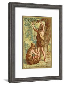 The Acorn, Man's First Food-null-Framed Giclee Print