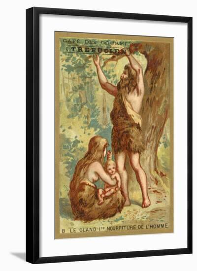 The Acorn, Man's First Food-null-Framed Giclee Print