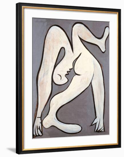 The Acrobat, c.1930-Pablo Picasso-Framed Serigraph