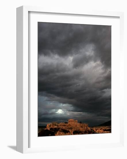 The Acropolis, Athens, Greece-Petros Giannakouris-Framed Photographic Print