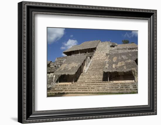 The Acropolis, Ek Balam, Mayan Archaeological Site, Yucatan, Mexico, North America-Richard Maschmeyer-Framed Photographic Print