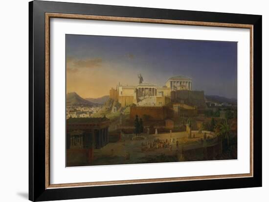 The Acropolis of Athens, 1846-Leo Von Klenze-Framed Giclee Print