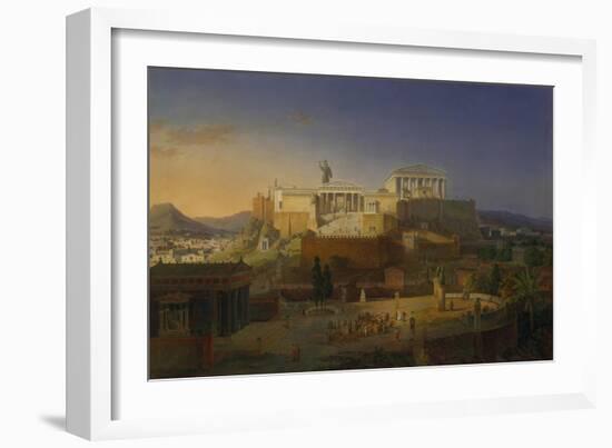 The Acropolis of Athens, 1846-Leo Von Klenze-Framed Giclee Print