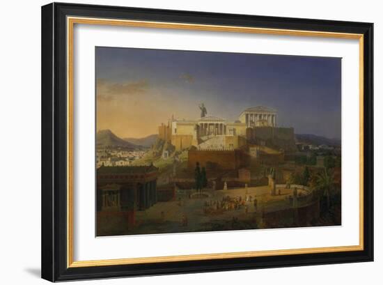 The Acropolis of Athens, 1846-Leo Von Klenze-Framed Giclee Print