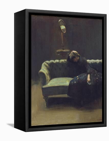 The Acting Manager or Rehearsal: the End of the Act, C.1885-6-Walter Richard Sickert-Framed Premier Image Canvas