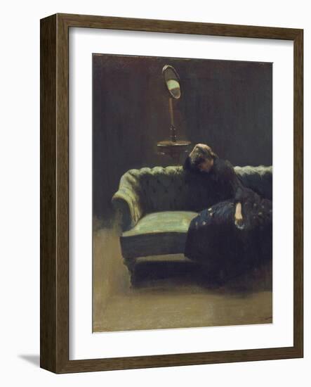 The Acting Manager or Rehearsal: the End of the Act, C.1885-6-Walter Richard Sickert-Framed Giclee Print