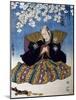 The Actor Ebiro Playing Saisaki Iganomori the Samurai, 1839-Utagawa Kunisada-Mounted Giclee Print