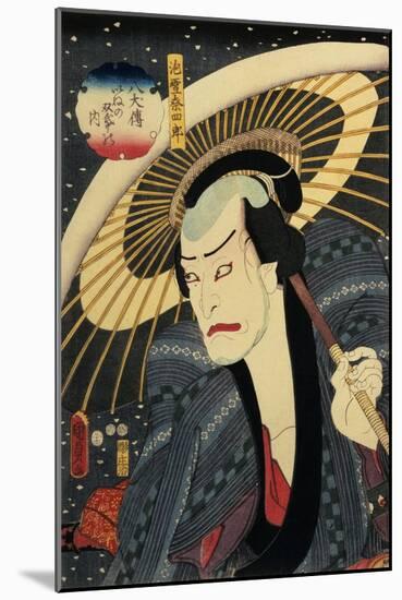 The Actor Ichikawa Danjuro VII (1791-1959)-Utagawa Kunisada-Mounted Giclee Print