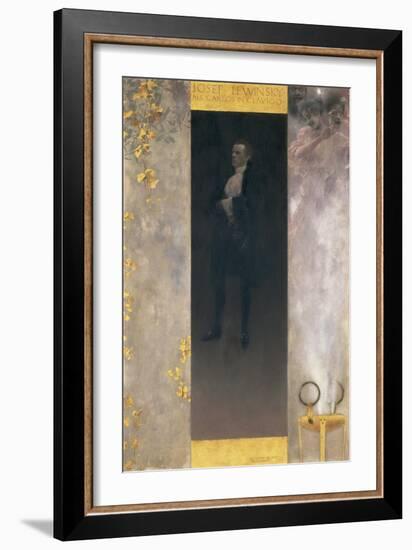 The Actor Josef Lewinsky as Carlos in Goethe's Clavigo, 1895-Gustav Klimt-Framed Giclee Print