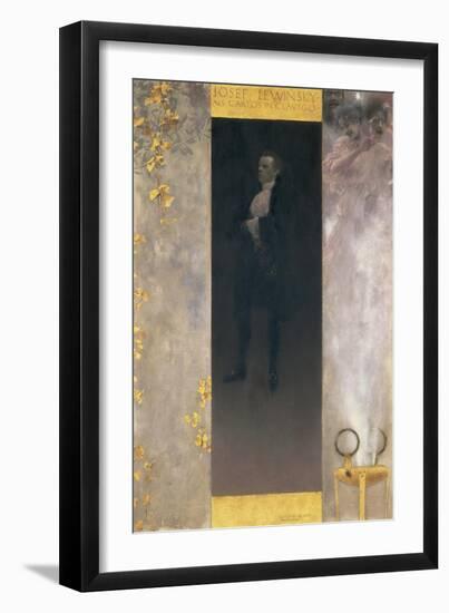 The Actor Josef Lewinsky as Carlos in Goethe's Clavigo, 1895-Gustav Klimt-Framed Giclee Print