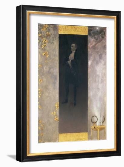 The Actor Josef Lewinsky as Carlos in Goethe's Clavigo, 1895-Gustav Klimt-Framed Giclee Print