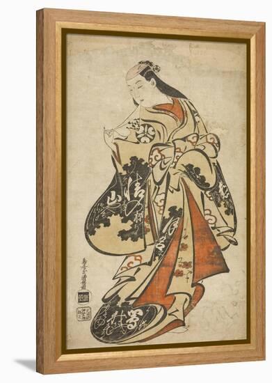 The Actor Tsutsui Kichijuro, c.1704-Torii Kiyomasu I-Framed Premier Image Canvas