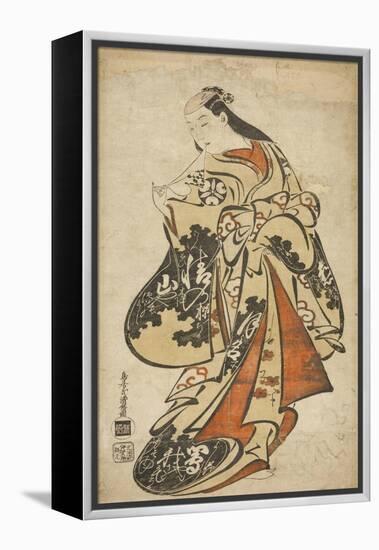 The Actor Tsutsui Kichijuro, c.1704-Torii Kiyomasu I-Framed Premier Image Canvas