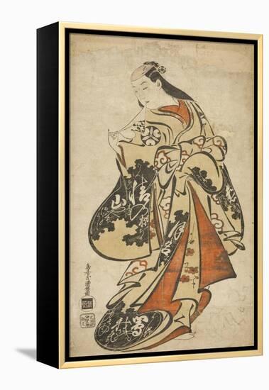 The Actor Tsutsui Kichijuro, c.1704-Torii Kiyomasu I-Framed Premier Image Canvas