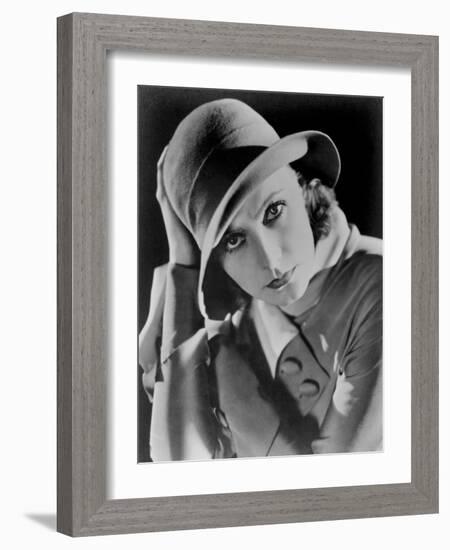 The Actress Greta Garbo, 1929-null-Framed Photographic Print