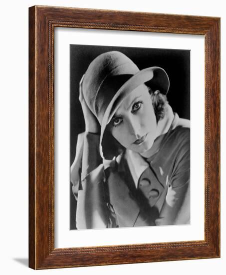 The Actress Greta Garbo, 1929-null-Framed Photographic Print