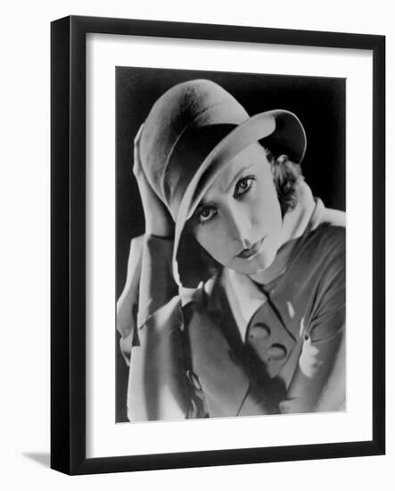 The Actress Greta Garbo, 1929-null-Framed Photographic Print