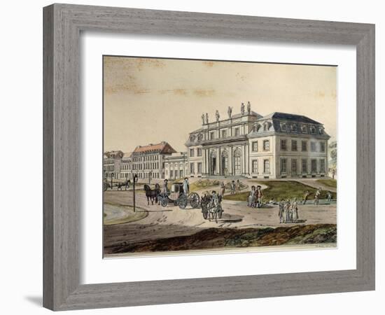 The Adapted Godesberg in Bonn, Detail, 1790-Johannes Lingelbach-Framed Giclee Print