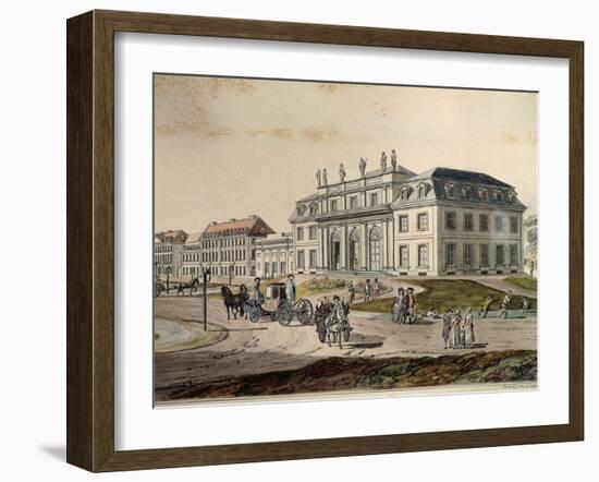 The Adapted Godesberg in Bonn, Detail, 1790-Johannes Lingelbach-Framed Giclee Print