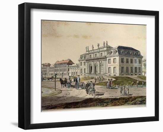 The Adapted Godesberg in Bonn, Detail, 1790-Johannes Lingelbach-Framed Giclee Print