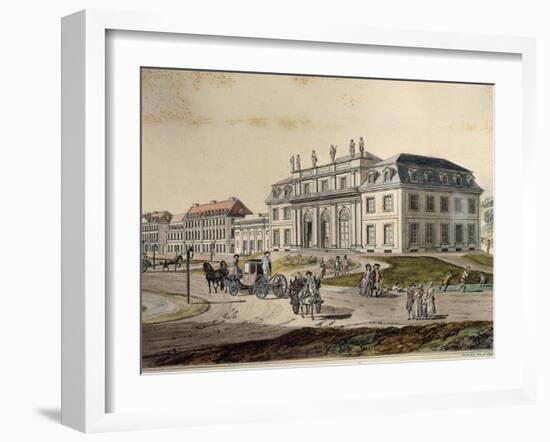 The Adapted Godesberg in Bonn, Detail, 1790-Johannes Lingelbach-Framed Giclee Print