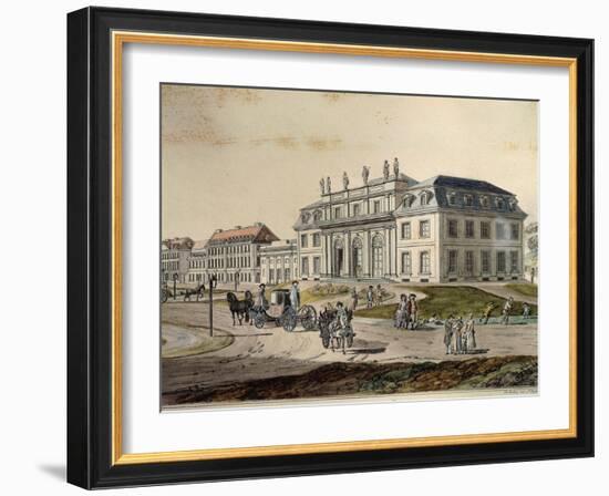 The Adapted Godesberg in Bonn, Detail, 1790-Johannes Lingelbach-Framed Giclee Print