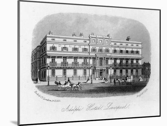 The Adelphi Hotel, Liverpool, Merseyside, 1864-null-Mounted Giclee Print