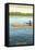 The Adirondacks, New York State - Kayak Scene-Lantern Press-Framed Stretched Canvas