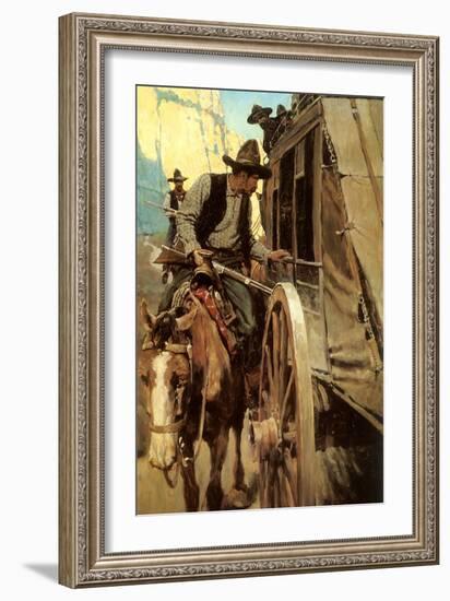 The Admirable Outlaw, 1906-Newell Convers Wyeth-Framed Giclee Print