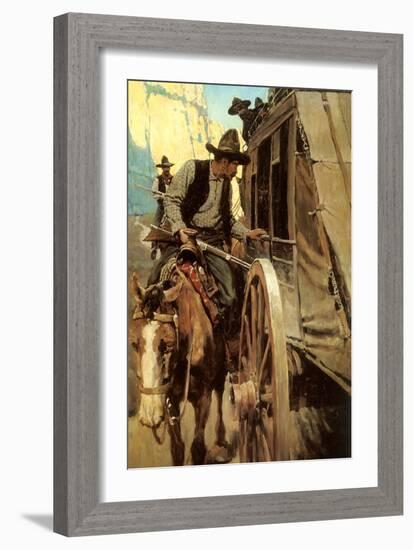 The Admirable Outlaw, 1906-Newell Convers Wyeth-Framed Giclee Print