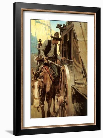 The Admirable Outlaw, 1906-Newell Convers Wyeth-Framed Giclee Print