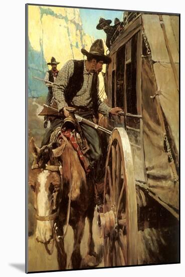 The Admirable Outlaw, 1906-Newell Convers Wyeth-Mounted Giclee Print