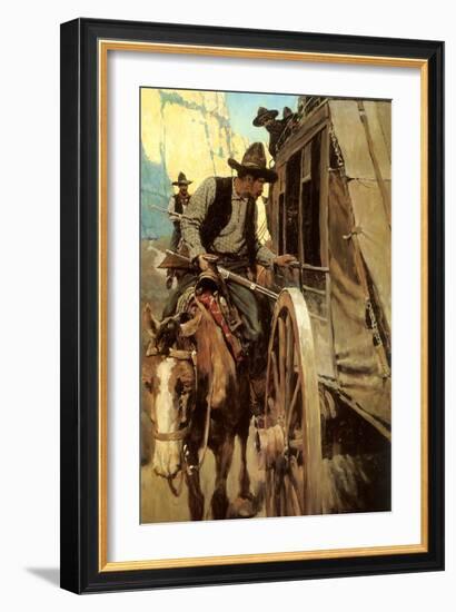 The Admirable Outlaw, 1906-Newell Convers Wyeth-Framed Giclee Print