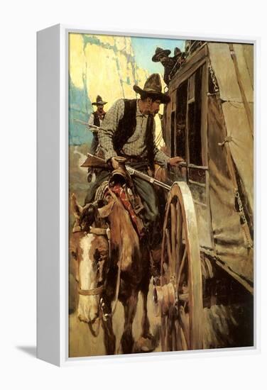 The Admirable Outlaw, 1906-Newell Convers Wyeth-Framed Premier Image Canvas