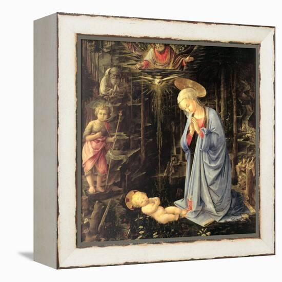 The Adoration in the Forest, 1459-Fra Filippo Lippi-Framed Premier Image Canvas