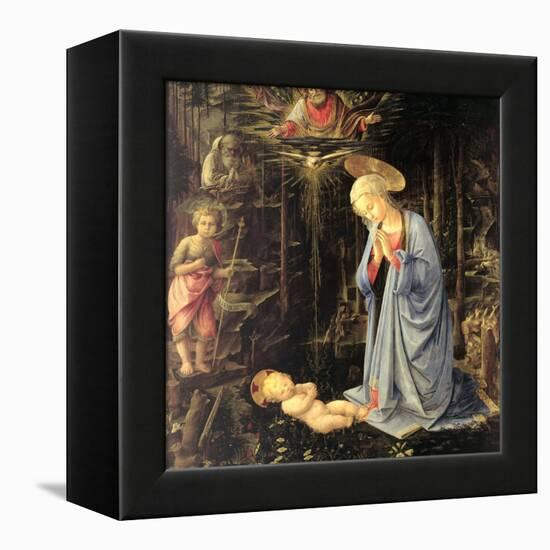 The Adoration in the Forest, 1459-Fra Filippo Lippi-Framed Premier Image Canvas