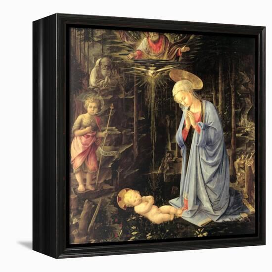 The Adoration in the Forest, 1459-Fra Filippo Lippi-Framed Premier Image Canvas