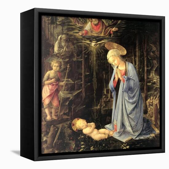 The Adoration in the Forest, 1459-Fra Filippo Lippi-Framed Premier Image Canvas