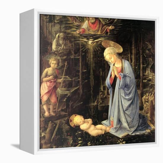 The Adoration in the Forest, 1459-Fra Filippo Lippi-Framed Premier Image Canvas