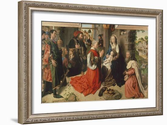 The Adoration of Magi-Hugo van der Goes-Framed Giclee Print