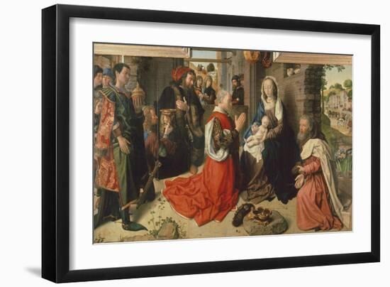 The Adoration of Magi-Hugo van der Goes-Framed Giclee Print