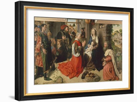 The Adoration of Magi-Hugo van der Goes-Framed Giclee Print