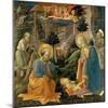 The Adoration of the Child with the Saints Joseph, Hilary, Jerome and Mary Magdalene, about 1455-Fra Filippo Lippi-Mounted Giclee Print