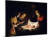 The Adoration of the Christ Child, C. 1620-Gerrit van Honthorst-Mounted Giclee Print