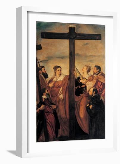 The Adoration of the Cross (St Helen-null-Framed Giclee Print